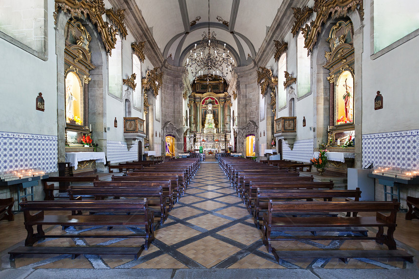 诺萨森赫拉达康索拉卡奥多斯桑托斯帕索斯教堂SaoGualter教堂,葡萄牙吉马拉图片