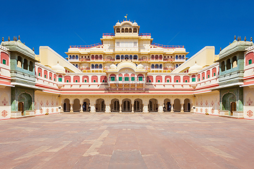 印度斋浦尔的钱德拉马哈尔宫城市宫殿图片