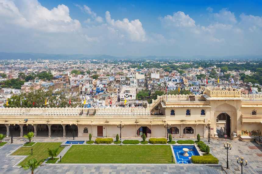 拉贾斯坦邦的乌迪普尔市政厅印度主要的旅游景点之图片