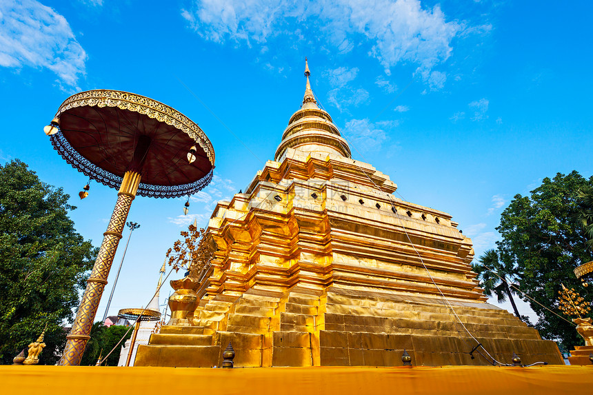 世界佛教协会说,世中通位于泰国清迈省的佛教寺庙图片