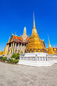 考神驾到瓦法卡尤祖母绿佛寺被认为泰国最神的佛教寺庙背景
