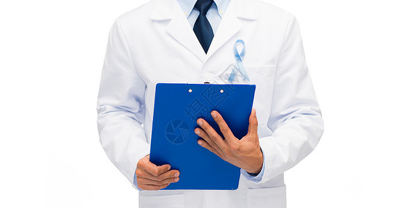 蓝色外套的男人制服医学的高清图片