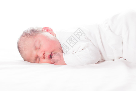 五天大的婴儿就寝时间高清图片素材