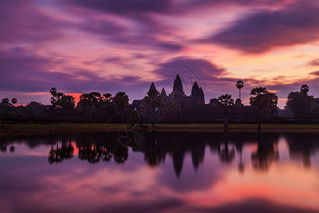 吴哥窟著名的柬埔寨地标日出西姆收获,柬埔寨图片