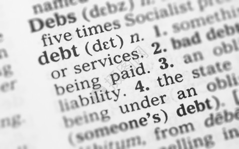 词债词典定义的观图像债务字典定义的观图像背景图片