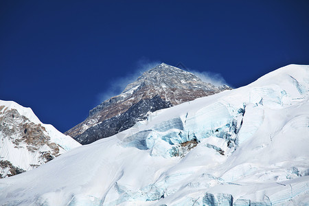 珠穆朗玛峰世界最高峰背景图片