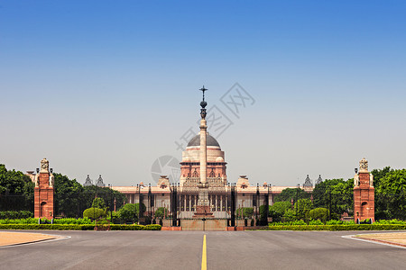 拉什特拉帕蒂巴万印度总统的官方住所高清图片
