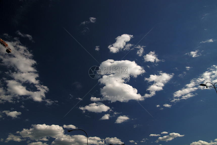 蓝天与云图片
