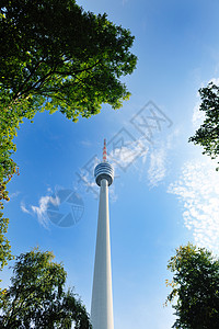德国电视塔天线大楼图片
