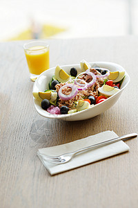 健康食品沙拉,蔬菜金鱼图片
