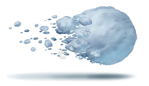 三色冰淇凌球雪球投掷雪球投掷图标个漂浮投掷冻结的冬季冰晶球体物体白色背景上,投下阴影寒冷冬季天气的象征,季节趣的活动与3背景