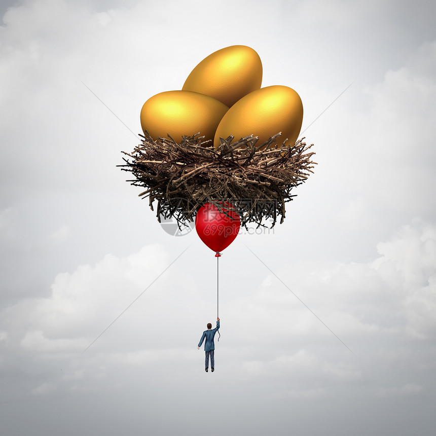 财富经理财务顾问业务退休储蓄财务顾问银行隐喻与三维插图元素图片