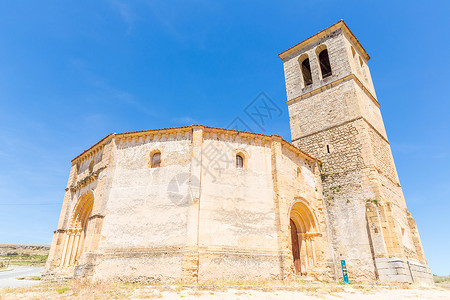 韦拉克鲁斯中世纪教堂,西牙塞戈维亚的古代殿骑士教堂图片