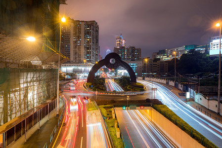 澳门城市景观天际线夜间莫考现中国的部分背景图片