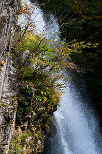 彩虹瀑布Ryuyo峡谷NikkoTochigi日本图片