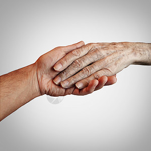 阿尔茨海默病患者护理老痴呆家庭护理种支持的照顾者,提供生命的支持图片