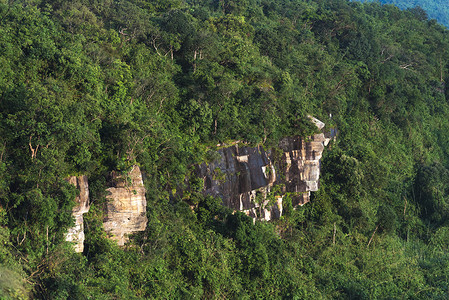 泰国高台热带森林景观观,自然图像用于背景壁纸背景图片