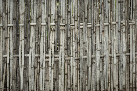 泰国本土风格的竹墙竹图案篮子手工制作图片