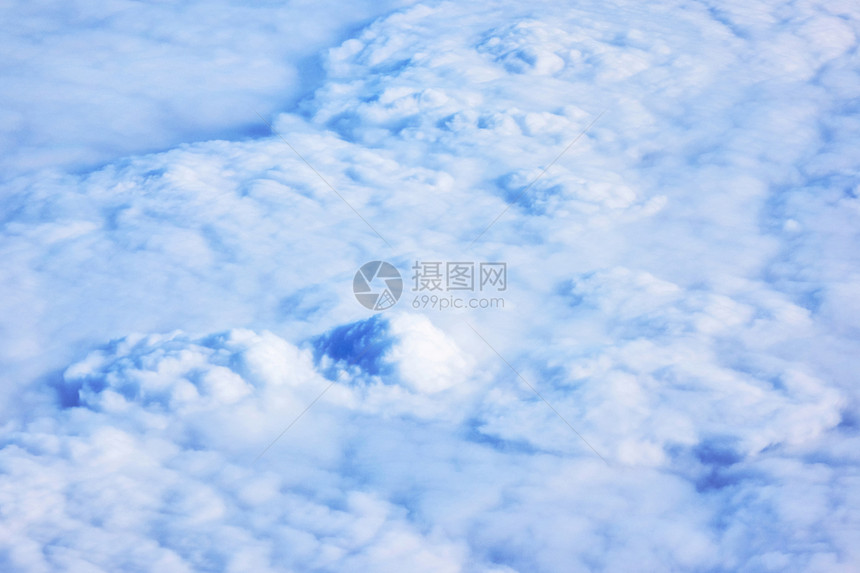 美丽的景色的云,背景云层的顶部视图,背景图片