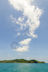湖,山云,蓝天,泰国图片