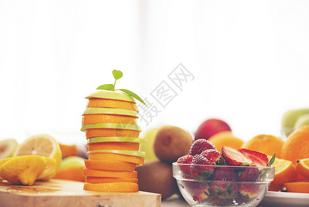 健康水果,水果背景图片
