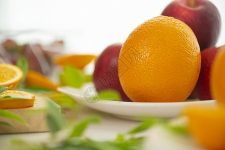 新鲜橙子健康水果图片