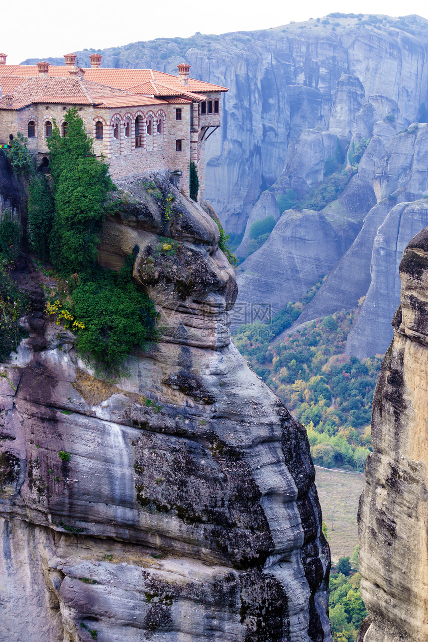 修道院悬崖上的流星,卡兰巴卡塞萨里希腊希腊目的地联合国教科文世界遗产地希腊流星修道院图片