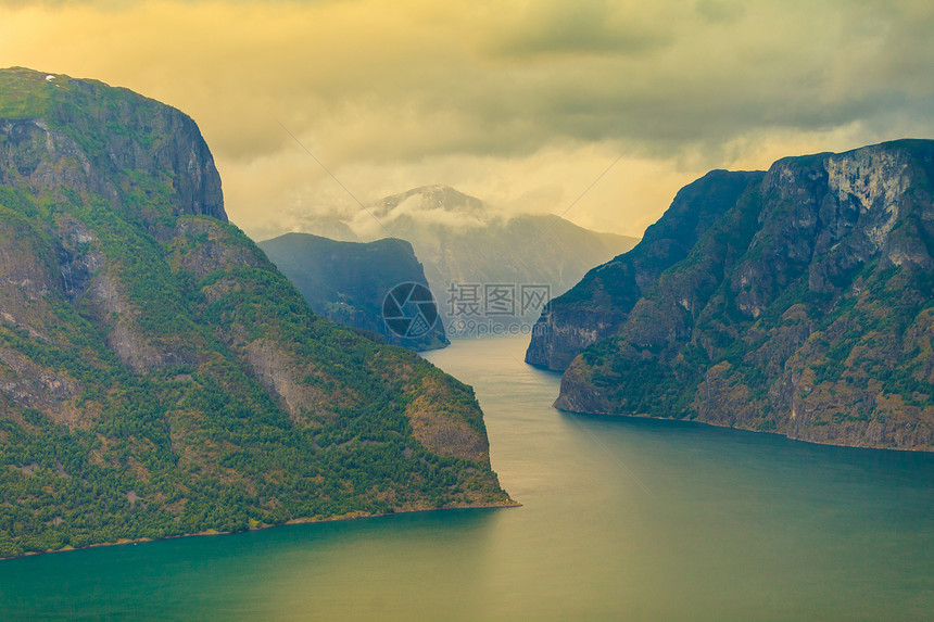 旅游旅行风景自然景观Stestein观点看风景如画的极光索格纳峡湾,挪威斯堪的纳维亚Stestein观图片