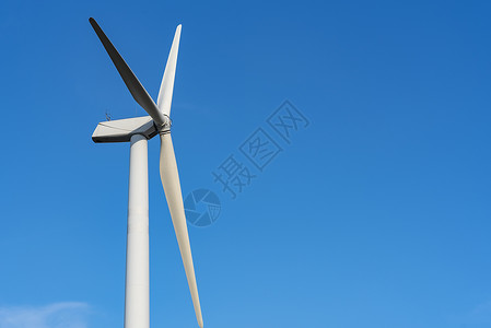 风力发电机功率工作,蓝天,能源动力背景