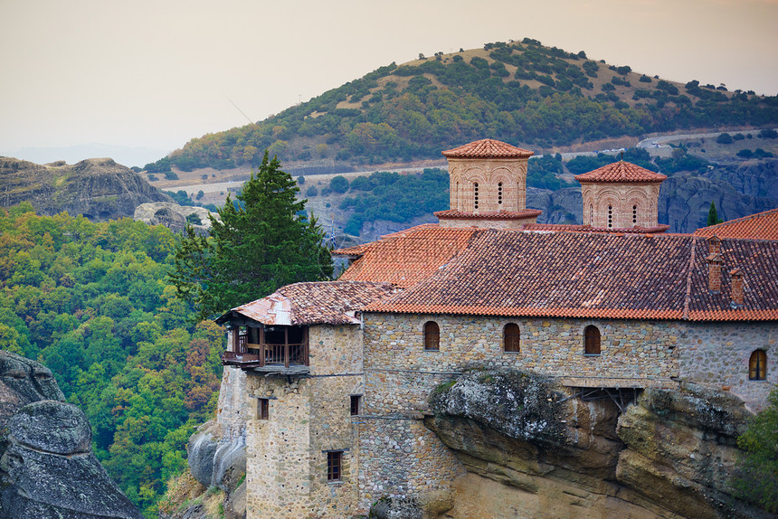 修道院悬崖上的流星,卡兰巴卡塞萨里希腊希腊目的地联合国教科文世界遗产地希腊流星修道院图片