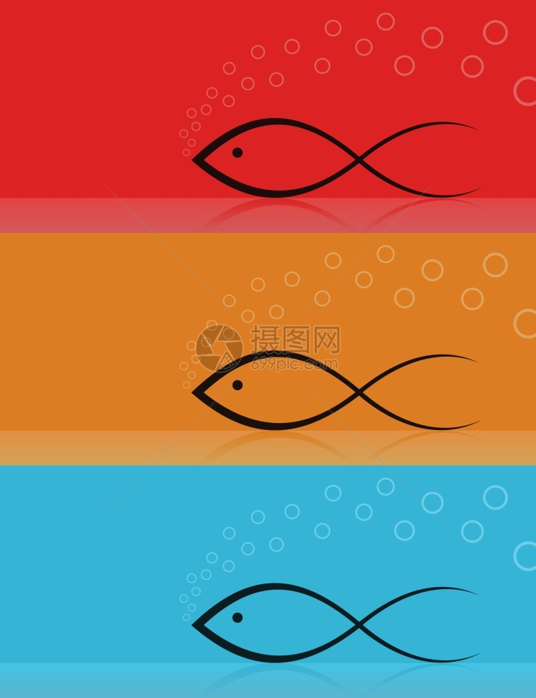 fish6图像图标鱼矢量插图图片