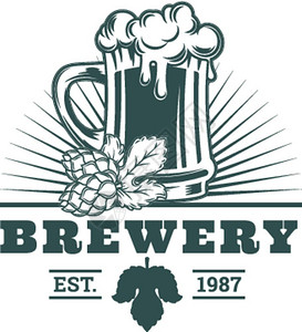 啤酒酒吧啤酒厂章标签标志矢量啤酒酒吧啤酒厂章标签标志矢量艺术图片