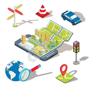 旅行GPS艺术旅行GPS艺术矢量图片