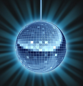 舞厅灯球舞蹈镜像球反射灯背景