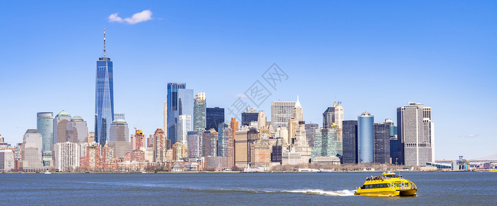 纽约曼哈顿全景图片