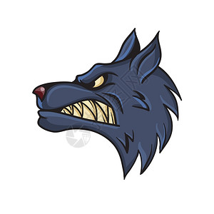 打造狼性团队狼动物插图插画