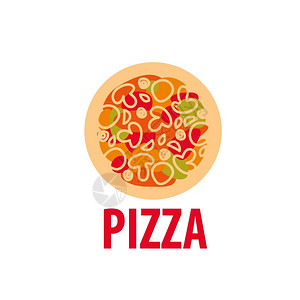 披萨比病媒徽标模板设计徽标图的病媒示图片