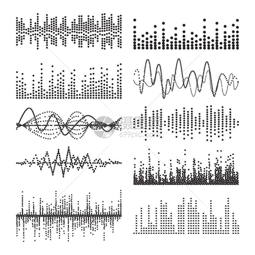 音乐声波矢量均衡器图片