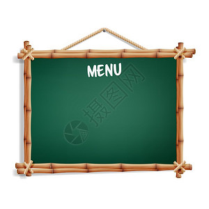 咖啡馆或餐厅菜单公告黑板高清图片