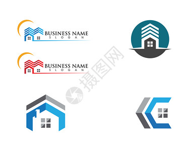 房地产财和建筑标志设计图片
