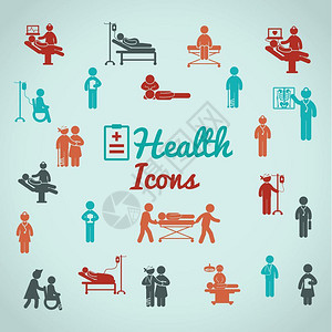 医疗保健主题健康图标图片