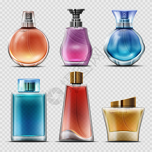 彩色香水瓶水瓶装图片