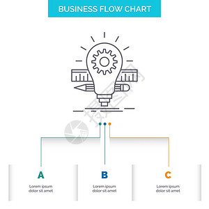 3个步骤的商务流程图设计规模3个步骤图片