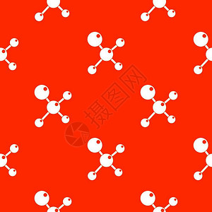 化学和物理分子模式无缝图片