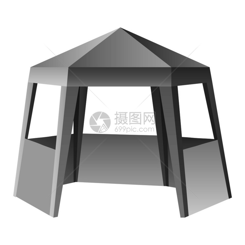 3D帐篷模型设计图片