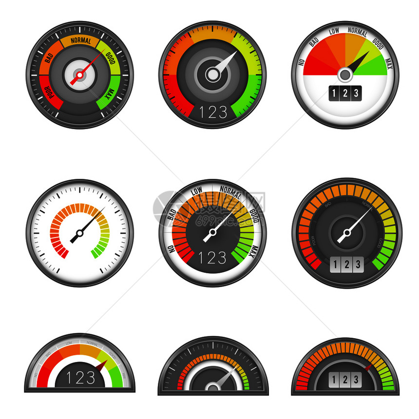 速率计分数标准水平尺度指标拨号计量评级强力最低比例矢量单位表示递进测量指标信用速率计分数标准水平尺度矢量单位表示图片