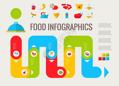 食物信息模板矢量可定制元素图片