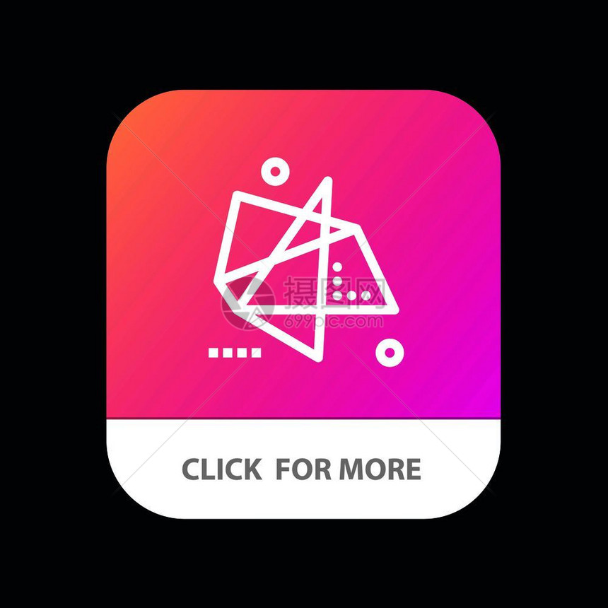 抽象效果图形运动特殊移应用程序按钮图片