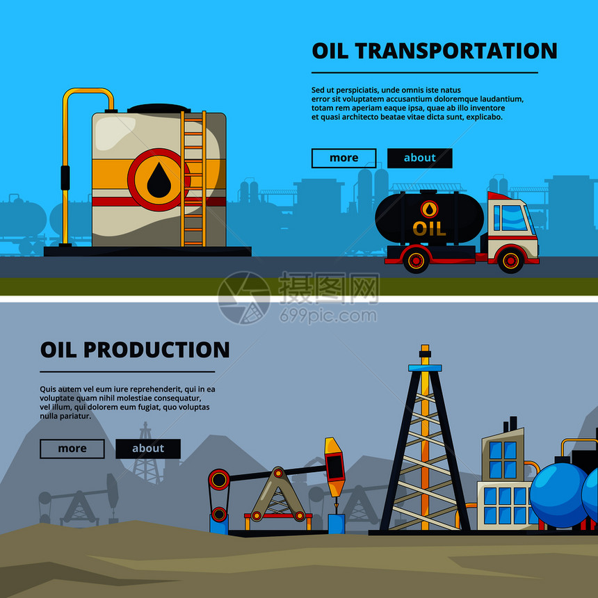 石油生产与运输提取图图片