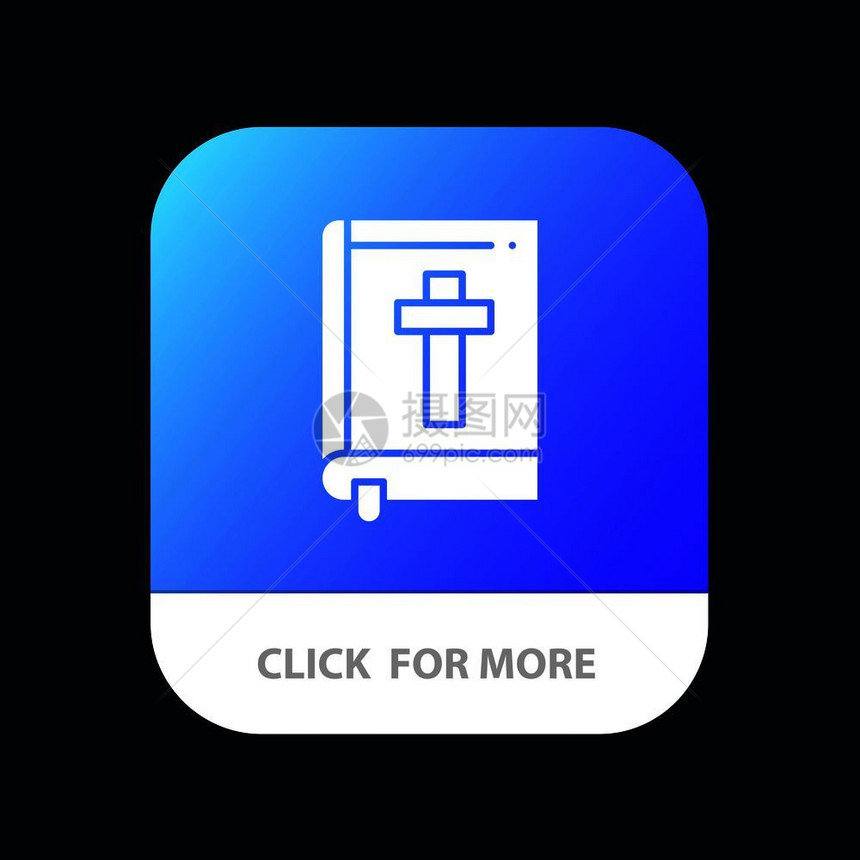 圣经书籍复活节宗教移动应用程序按钮图片